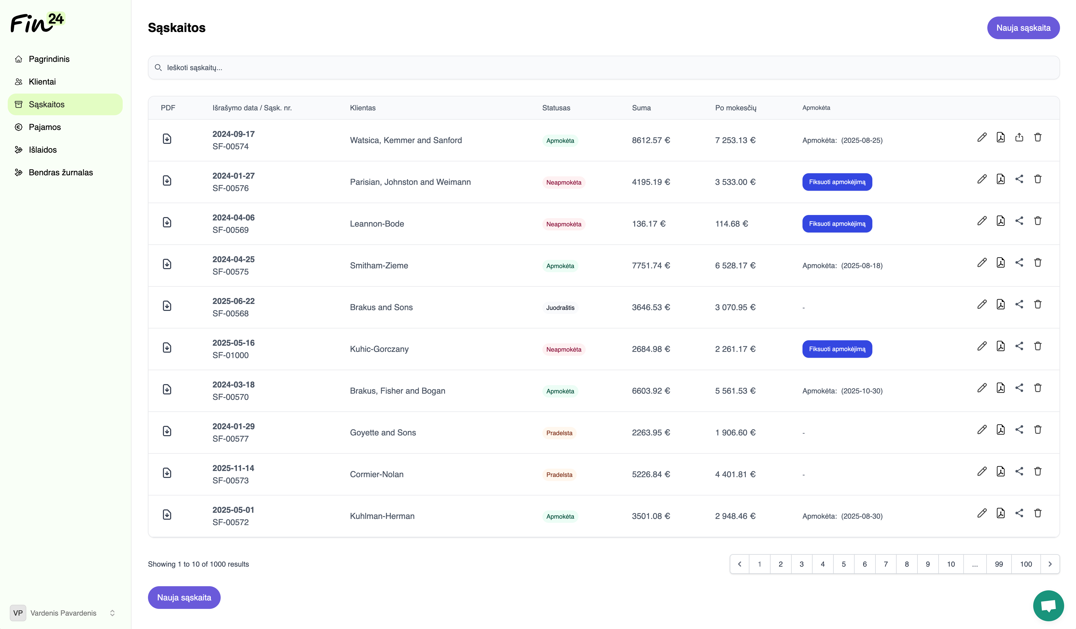 Tvarkykite pajamas ir išlaidas be streso
